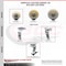 Service Caster 4 Inch Nylon Caster Set with Ball Bearings 2 Brakes 2 Rigid SCC SCC-20S420-NYB-TLB-2-R-2 - alternate 4
